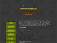 Tablet Screenshot of bestmp3links.com